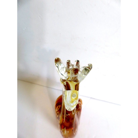 Fifth Avenue Crystal Giraffe 10" Glass Figurine - Picture 12 of 13